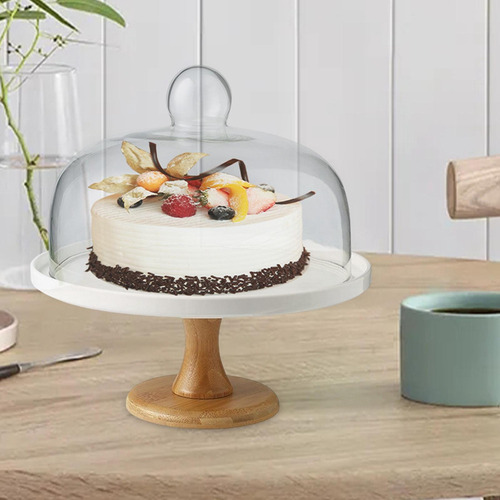 Soporte Nórdico Para Tartas, Cubierta De Cristal, Bandeja