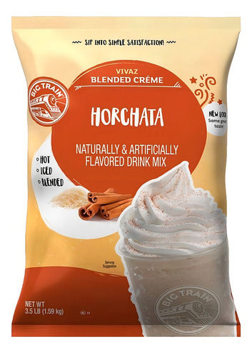 Base Big Train Horchata Bolsa 1590 Gramos