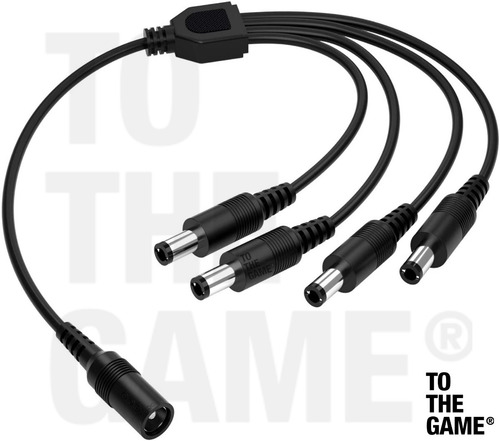 Imagen 6 de 6 de Splitter Pulpo Alimentación 1x4 Cctv Camaras Plug Led Dc 12v