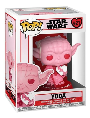 Yoda San Valentín Funko Pop Star Wars Corazón