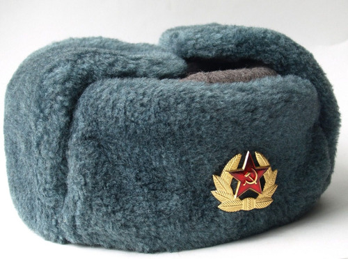 Ejército Soviético Soldado Ruso Ushanka Sombrero Ushanka
