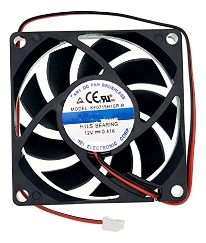 Fan Cooler Jamicon Kf0715h1sr-r Dc 12v 0.41a 7cm 70mm