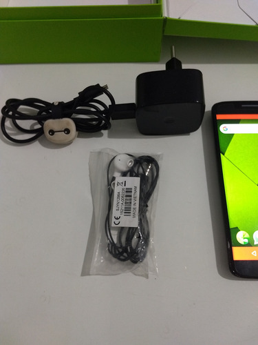 Celular Motorola Moto X Play Com 9 Opções De Carcaças. Preto (Usado)