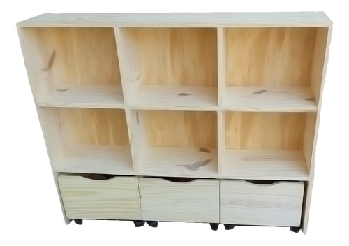 Juguetero Organizador Madera Pino Macizo