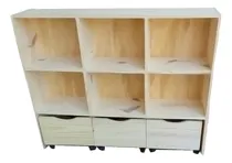 Comprar Juguetero Organizador Madera Pino Macizo