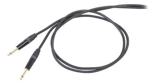 Cable Profesional Para Instrumento 1m, Plug 6.3mm A Plug 6.3