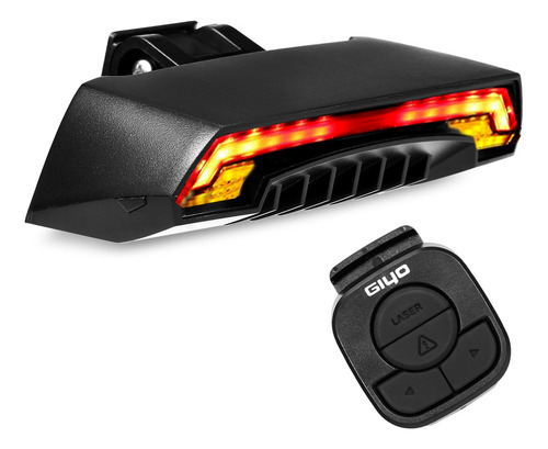 Luz Trasera Inteligente Para Bicicleta Con Intermitentes,