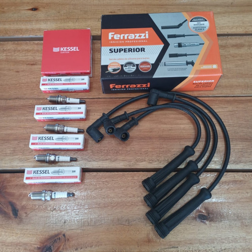 Kit Cables + Bujías Renault Clio 2 Kangoo 1.6 8v K7m