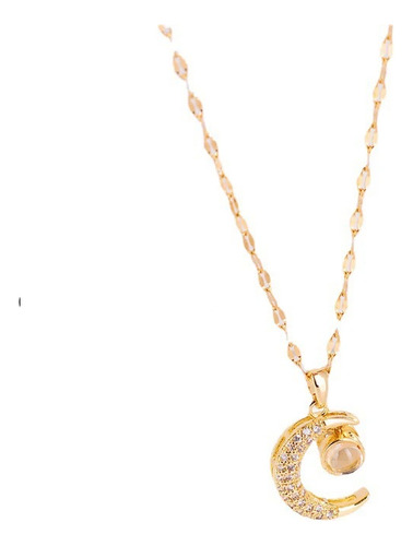 Sjx Collar Dije De Luna Proyector Te Amo En 100 Idiomas