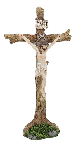 Escultura De Crucifijo De Pie Decoración De Pascua Muebles
