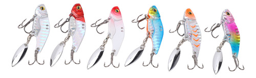 Cebo Artificial Duro De 5 Cm, 6 Unidades, Señuelo De Pesca C