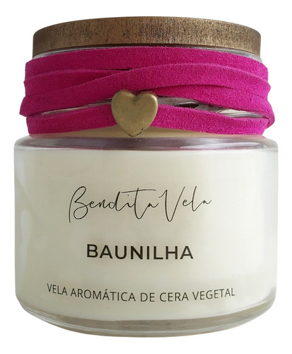 Vela Vegetal Aroma Baunilha 140 G R - Bendita Vela - Full