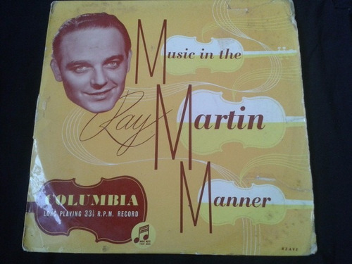 Vinilo Lp Ray Martin Manner  33 1/3