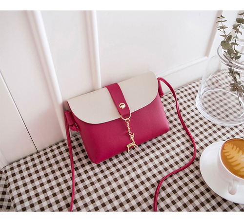 Minibolso Bandolera Con Forma De Ciervo Metálico Para Niñas,