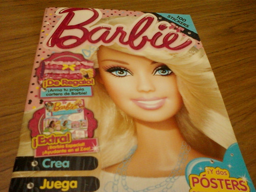 Revista  Barbie 100 Stickers