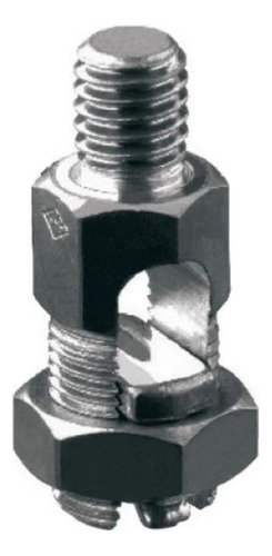 Conector Split Bolt 50mm Rabicho W3/8 Magnet Cor Prata