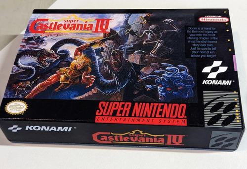 Super Castlevania Iv Snes Repro Nuevo Con Caja