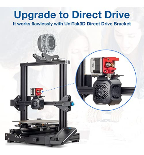 Ender 3 Extruder Metal Mk8 Drive Feeder With Bowden Ptf...