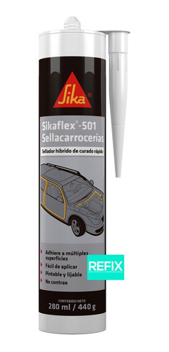 Sikaflex 501 Sellador Híbrido Universal Adhesivo 280ml