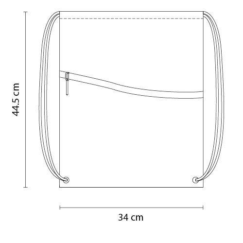 Imagen 10 de 10 de 10 Piezas Morral De Non Woven Con Cierre Frontal