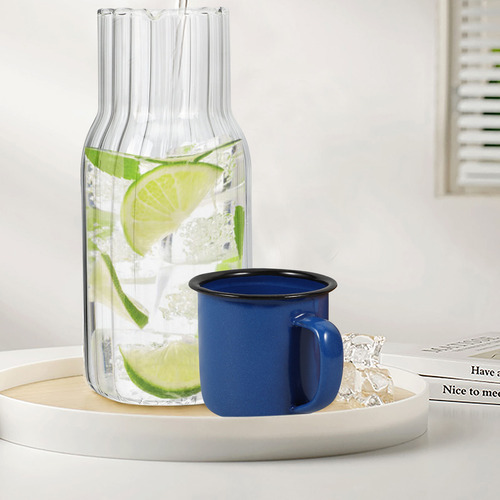 Minitazas De Agua De Hierro Vintage, 2 Unidades, Tazas Multi