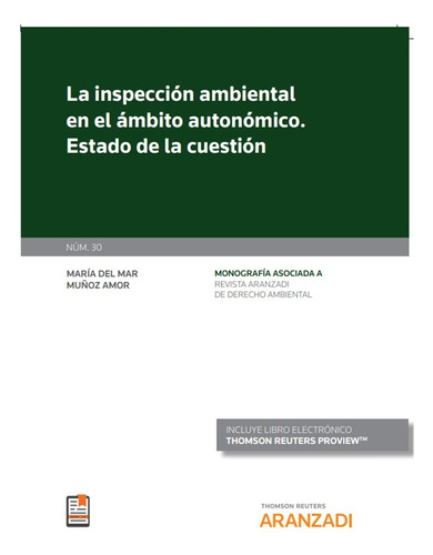 Libro Inspeccion Ambiental En Ambito Autonomico:estado Cu...