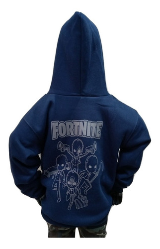 Buzo Fortnite Doble Estampa Super Frizado Premium