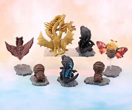 Juego De 7 Modelos De Figuras De Acción De Anime De Monster