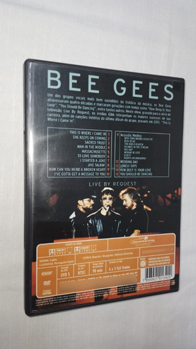 Dvd Bee Gees - Live By Request ( 11829 ) (Usado)