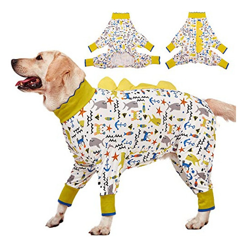 Lovinpet Pijamas Para Perros Grandes, Pijamas Para Perros Gr