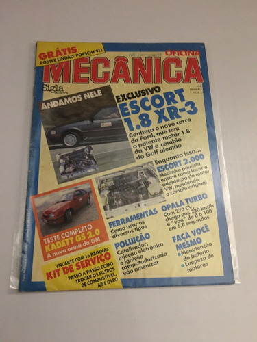 Revista Oficina Mecânica 33 - Porsche 911 Escort Xr3