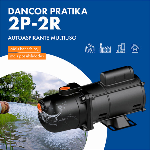 Bomba Autoaspirante Dancor Ap-2r Mono Bivolt 1/2cv Kit 2