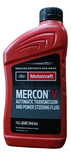 Aceite Caja Automática Atf Merconv Ford Motorcraft 946 Ml