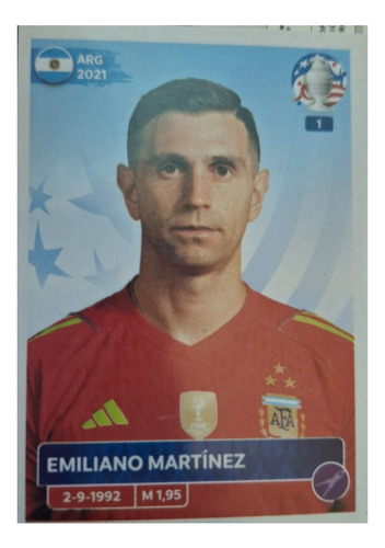 Lamina Álbum Copa América Usa 2024 / Emiliano Dibu Martinez