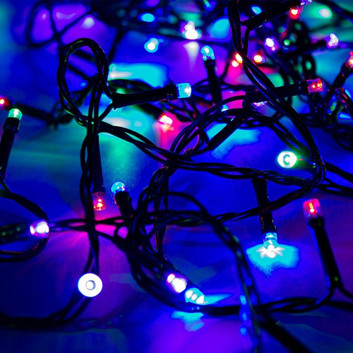 Serie Magica Luces Navideñas 100 Focos Leds Multicolor
