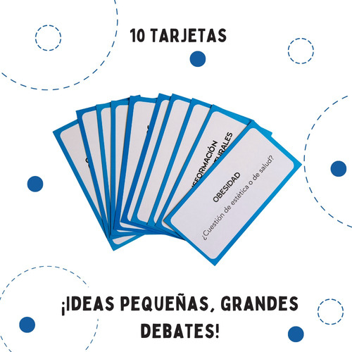Edudak Tarjetas Didácticas De Debate - 10 Cartas En Español