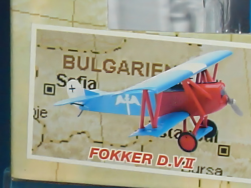 Avión De Combate 1/48 Fokker D.vii Capitán Rudolf Berthold Color Azul