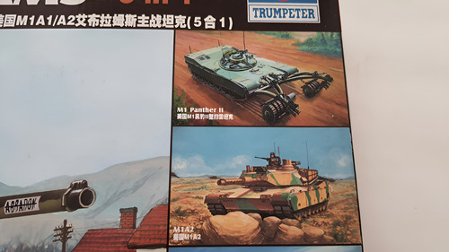 Maravilhoso E Super-detalhado M1a1/a2 Abrams 1/35 Trumpeter!