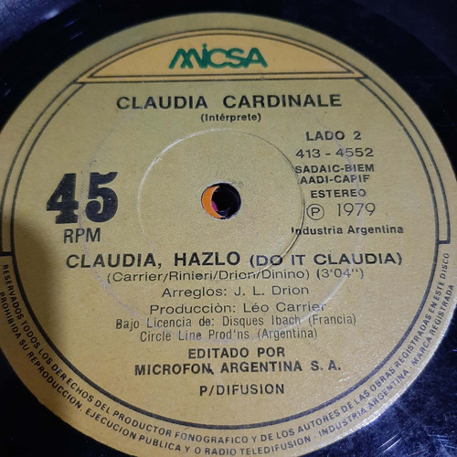Simple Claudia Cardinale Micsa B C1