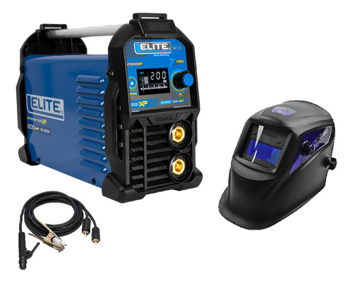 Soldador Inversor Elite Arc200s 110/220v +careta Electrónica Color Azul Frecuencia 60 Hz