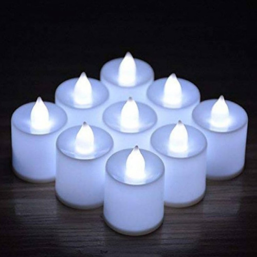 Imagem 4 de 5 de Vela Led Eletrônica Decoração + Baterias Inclusas