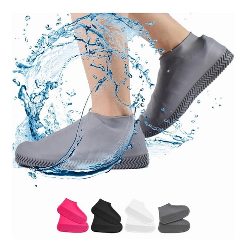 Cubre Zapato Tenis Silicon Protector Para Lluvia Impermeable