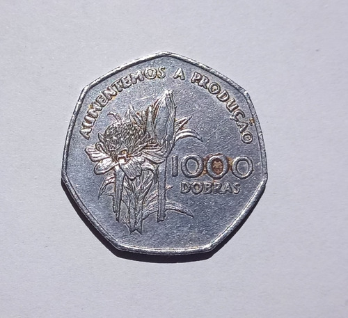 Moneda Santo Tomé Y Príncipe 1000 Dobras