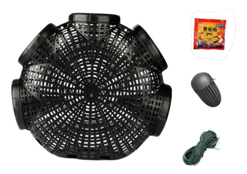 Cangrejo Catching Net Accesorios De Pesca Canasta 5 Agujeros