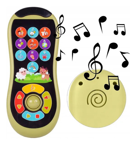 Juguete Bebe Smartphone Telefono Control Musical Luz Sonidos