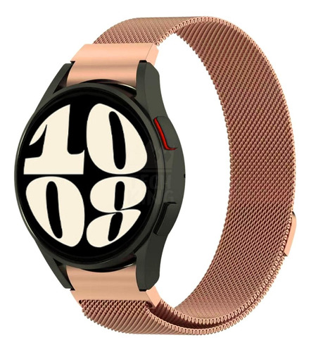 Pulsera magnética curva de metal para Watch6 de 40 mm, color oro rosa