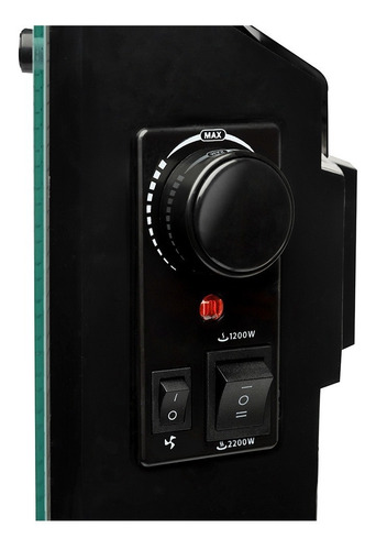 Imagen 4 de 5 de Calefactor Panel Vidrio Liliana Ppv500 Pie Pared 2200w Rt