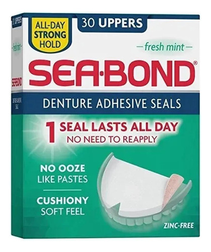 Adesivo Prótese Dentária Sea Bond Superior Fresh Mint 30und