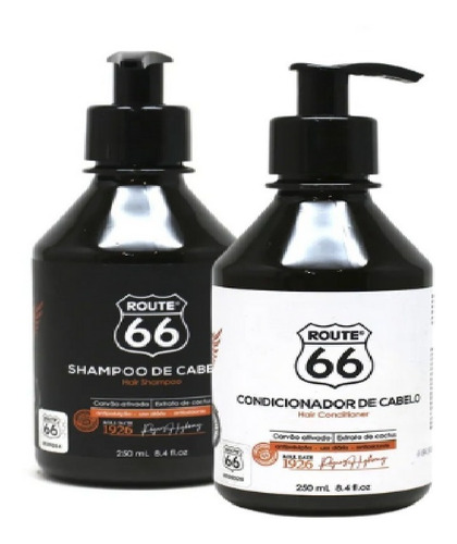Kit Shampoo E Condicionador De Cabelo Viking Route 66