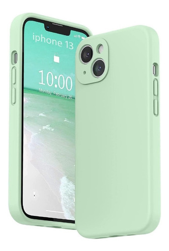 Protector Silicone Case  Para  iPhone 13 Comun Colores